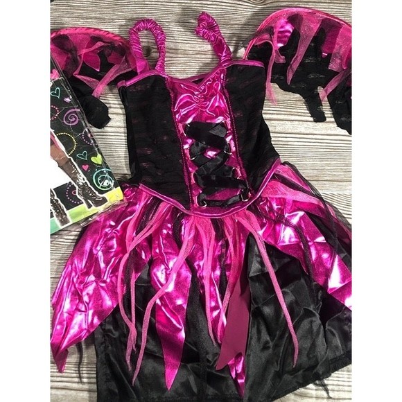 Feisty Fairy girls halloween costume size Medium 8-10 - Picture 4 of 7